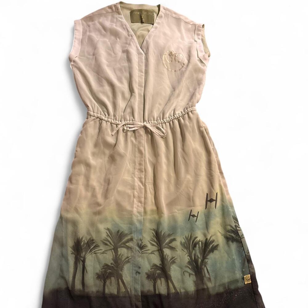Star Wars Beige and Black Mini Dress